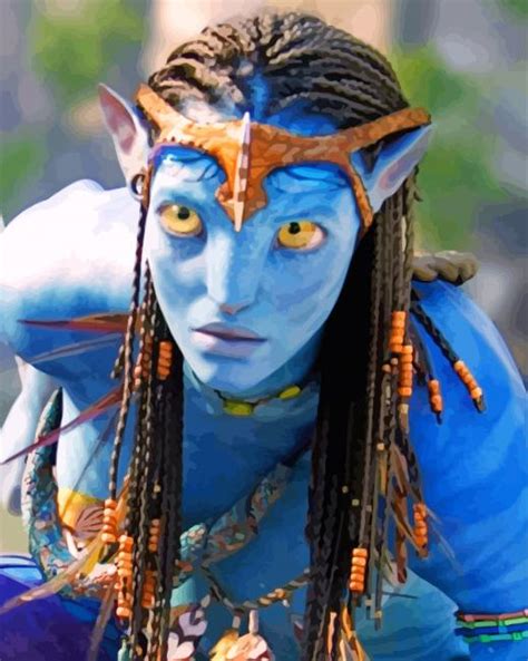 Avatar Character Neytiri Paint By Numbers Numeral Paint Kit