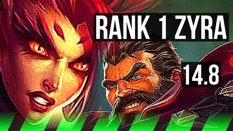 ZYRA Vs GRAVES JGL Rank 1 Zyra 6 2 11 KR Challenger 14 8 YouTube