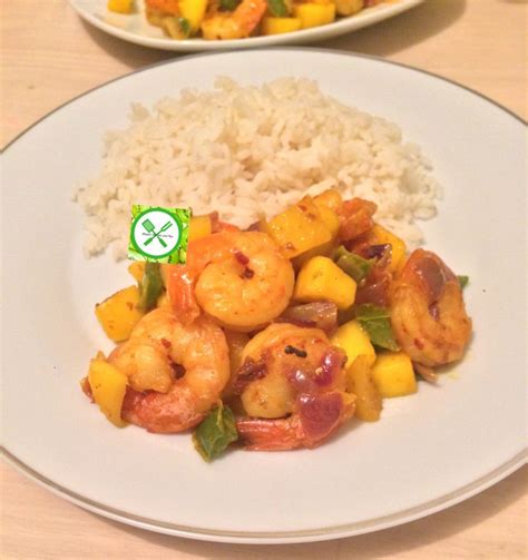 Sweet And Spicy Mango Shrimp