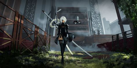 2B - Nier Automata, Scy Nem on ArtStation at https://www.artstation.com/artwork/wKewY | Hd ...