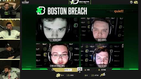 Scump Reacts To Boston Breach Vs Nysl In Map 3🔥 Youtube