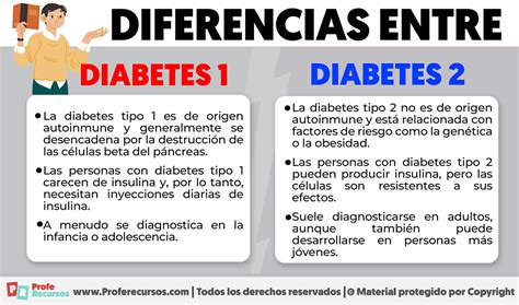 Diferencias Entre Diabetes 1 Y Diabetes 2