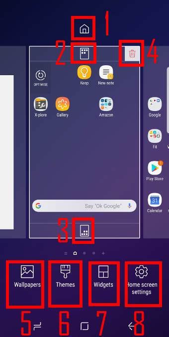 How To Use Galaxy S9 Home Screen Edit Mode To Customize Galaxy S9 Home