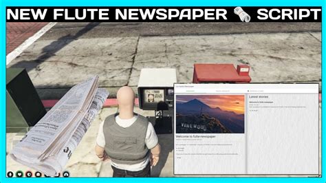 FLUTE NEWSPAPER SCRIPT FREE FiveM Roleplay Scripts FiveM