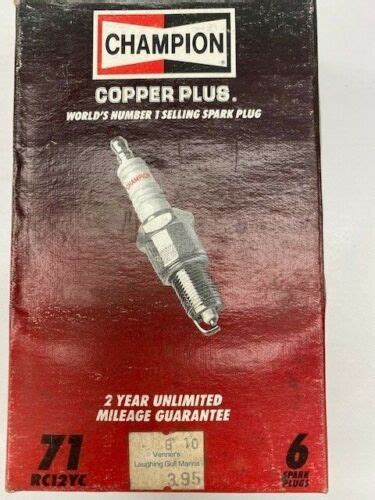 Champion Spark Plugs Rc Yc Per Package Ebay