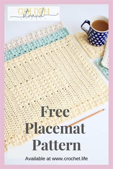 3 Easy Crochet Placemat Patterns Artofit