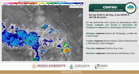 Conagua Clima On Twitter ⛈️ Para Las Próximas Horas Se Pronostican