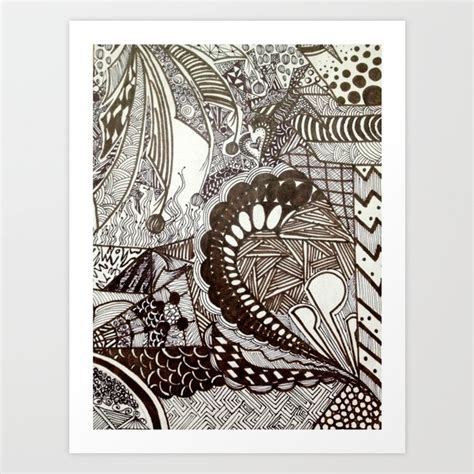 Sharpie Art Art Print by Lana Chen | Society6