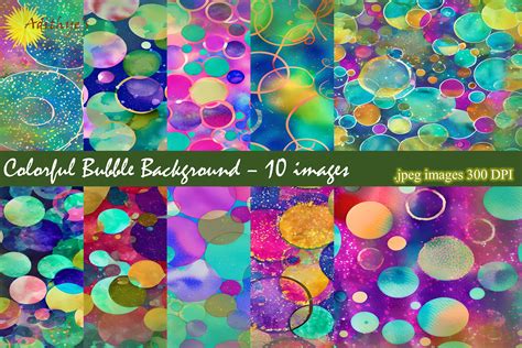 Colorful Bubble Backgrounds Graphic by Adithye's · Creative Fabrica