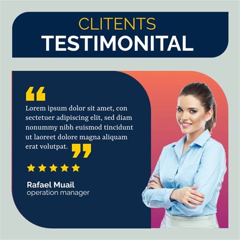 Copy Of Customer Testimonials Postermywall