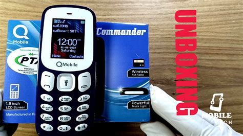 UNBOXING REVIEW QMOBILE COMMANDER MOBILE WITH AMAZING FEATURES VOICE