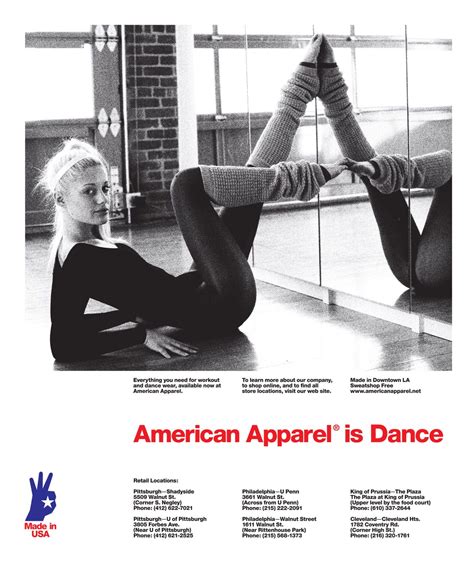 American Apparel Dance American Apparel Ad American Apparel Dance Wear