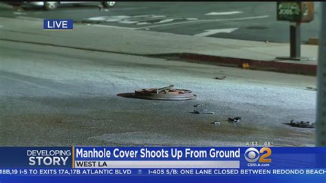 Explosion Blows Manhole Cover 40 Feet Away Youtube