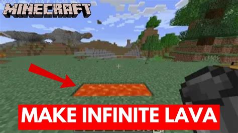 How To Make Infinite Lava In Minecraft 2024 Minecraft Tutorial Youtube