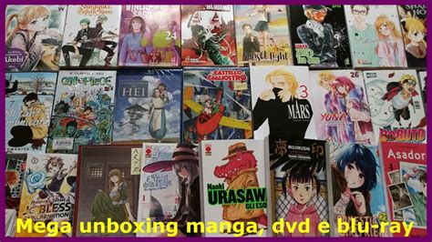 Mega Unboxing Manga Dvd E Blu Ray YouTube