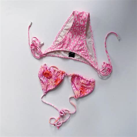 Triangl Mismatch Bikini Adorable Bikini From Depop