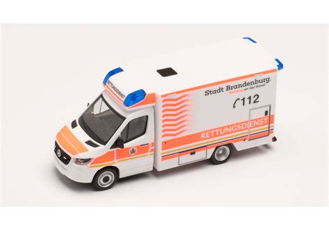 Herpa Mercedes Benz Sprinter Fahrtec Ambulance Rescue Service