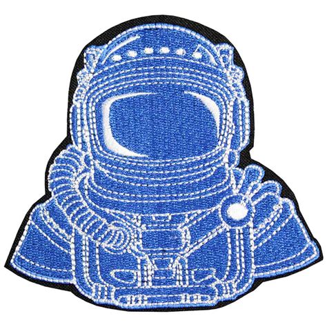 Space Astronaut NASA Embroidered Sew On Iron On Velcro Patch