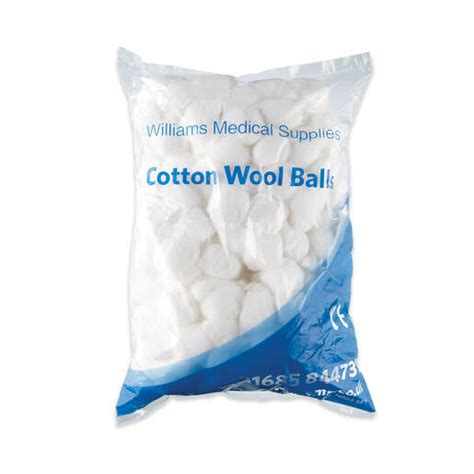 Williams Medical Cotton Wool Balls Small X500 Swabs And Cotton Wool