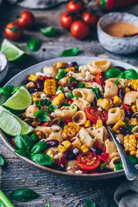 Mexikanischer Nudelsalat Mit Chipotle Sauce Vegan Bianca Zapatka