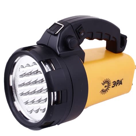 Фонарь ER-FA65M 43LED/HALOGEN YELLOW 22см с аккумулятором 12V-220V ЭРА ...