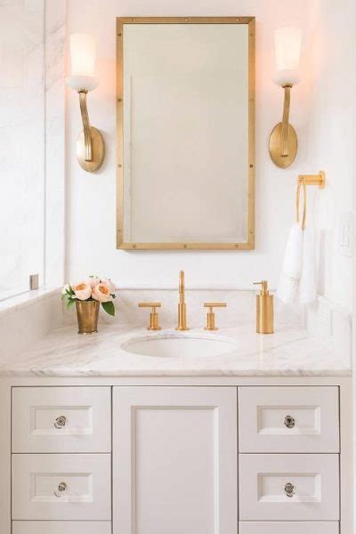 Glamorous Gold Bathroom Fixtures Hadley Court Interior Design Blog