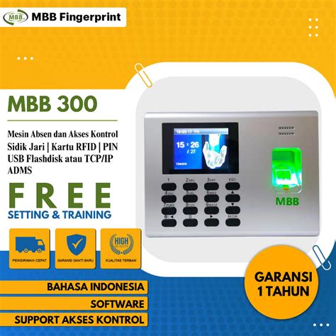 Jual Fingerprint Mesin Absensi MBB300 Absen Sidik Jari Kartu RFID