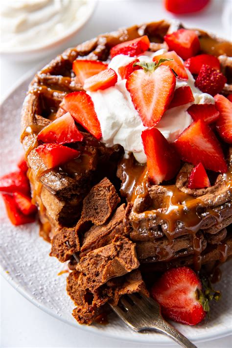 Belgian Chocolate Waffles Recipe Pumpkin N Spice