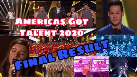 Final Result Americas Got Talent Watch Till The End Subscribe