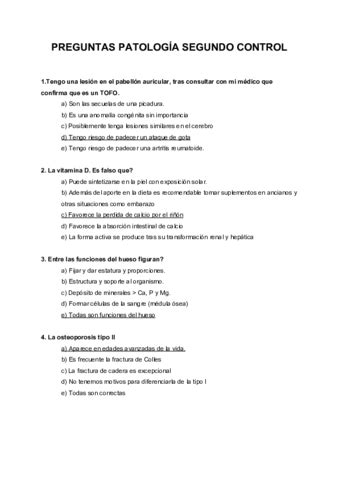 Preguntas Patologia O Parcial Pdf