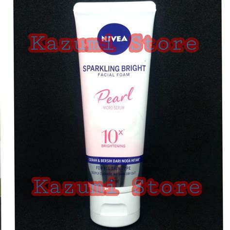 Jual Nivea Facial Foam Sparkling Bright Ml Nivea Facial Foam