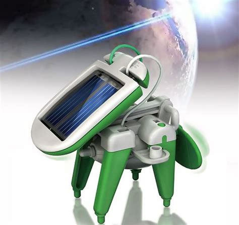 6 Solar Robots In One Kit Geekalerts