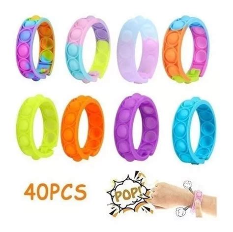 Pulsera Antiestrés Pop It Fidgetpop Bubble 40 Meses sin intereses