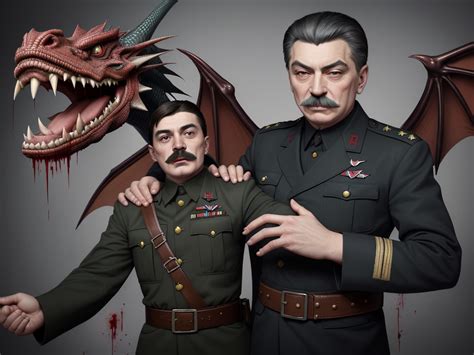 Cartoon Sex Joseph Stalin Deals With Hitler By Biting His