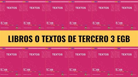 Libros De Tercero Ro Egb Pdf