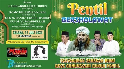 PENTIL BERSHOLAWAT SEDEKAH BUMI DESA GUNUNGSARI DUKUH PENTIL KEC