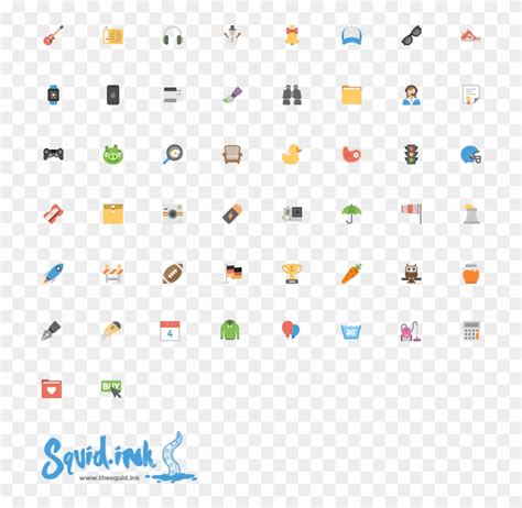 Free Flat Icon Pack - Free Flat Icon Pack Png, Transparent Png ...