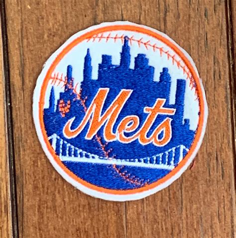 New York Mets Iron On Team Logo Patch Available In Multiple Etsy