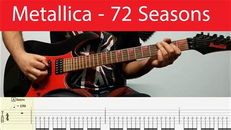 Metallica 72 Seasons Full Guitar Cover With Tabs Youtube