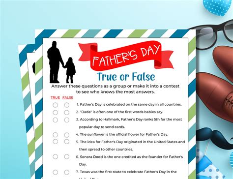 Fathers Day True Or False Game Fathers Day This Or That Fathers Day