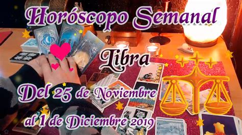 Libra Dinero Amor Y Suerte Del De Noviembre Al De Diciembre