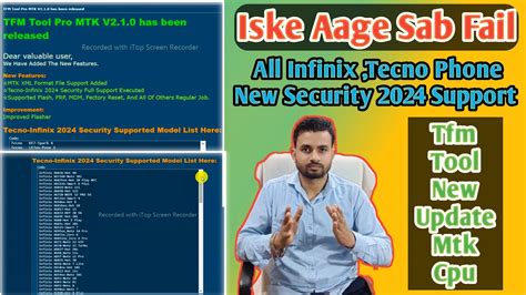 Tfm Tool New Update All Infinix Tecno New Security Phone Frp