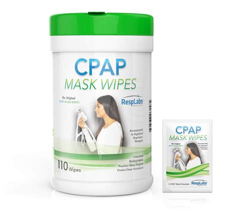 CPAP Mask Cleaning Wipes - 110 Pack + Travel Wipe | The Original ...