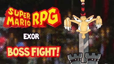 New Super Mario Rpg Exor Boss Fight How To Beat Youtube