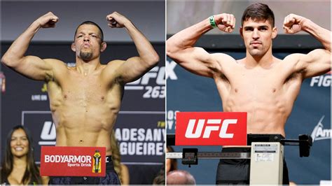 Download Vicente Luque And Nate Diaz Flexing Wallpaper