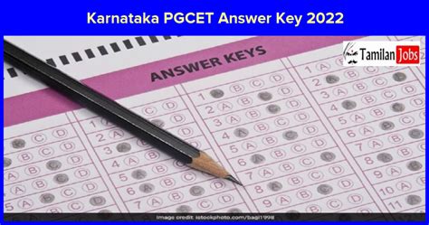 Karnataka PGCET Answer Key 2022 PDF Out Check Exam Keys Here