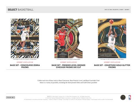 2023-24 Panini Select NBA Basketball Cards