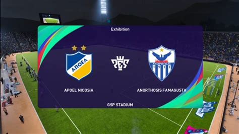 APOEL Nicosia Vs Anorthosis PES 21 Cyta Cyprus Live Gameplay YouTube