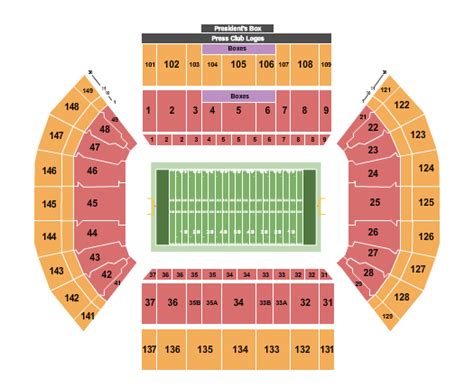 Iu Football Stadium Seating Chart