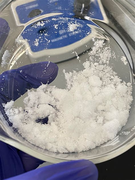 Synthesized some pretty sodium acetate : r/chemistry